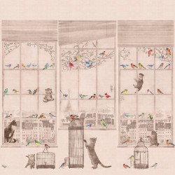 Панно Affresco Wallpaper Part 2 City Romance AB63-COL2 2x2,01 м