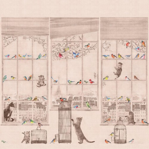 Панно Affresco Wallpaper Part 2 City Romance AB63-COL2 2x2,01 м