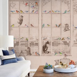 Панно Affresco Wallpaper Part 2 City Romance AB63-COL2 2x2,01 м