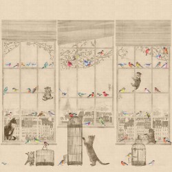 Панно Affresco Wallpaper Part 2 City Romance AB63-COL3 2x2,01 м