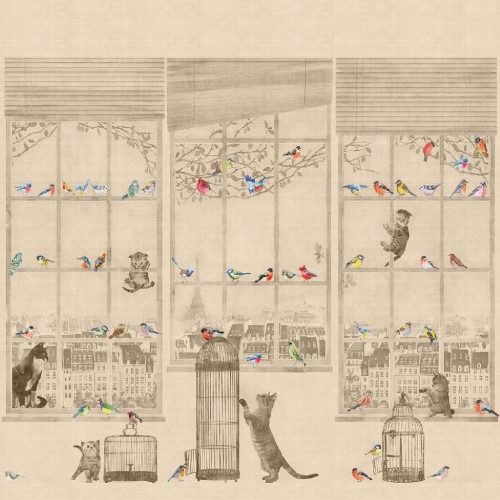 Панно Affresco Wallpaper Part 2 City Romance AB63-COL3 2x2,01 м