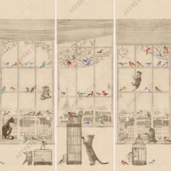 Панно Affresco Wallpaper Part 2 City Romance AB63-COL3 2x2,01 м