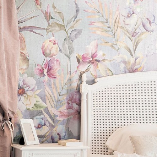 Панно Affresco Wallpaper Part 2 Watercolor Flowers AB54-COL1 2x2,68 м