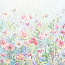Панно Affresco Wallpaper Part 2 Watercolor Flowers AB54-COL2 2x2,68 м