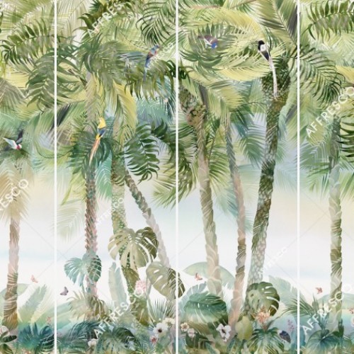 Панно Affresco Wallpaper Part 2 Tropical Vibe MT34-COL1 2x2,68 м