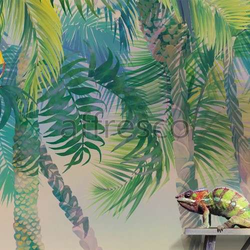 Панно Affresco Wallpaper Part 2 Tropical Vibe MT34-COL3 2x2,68 м