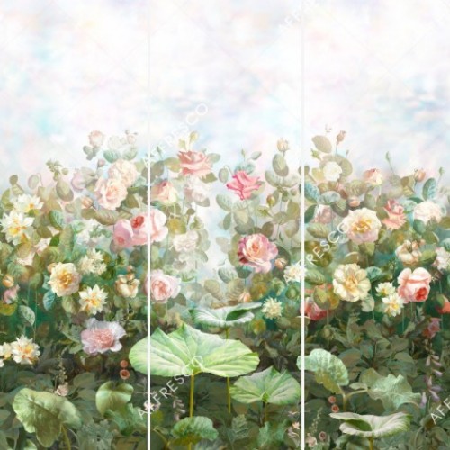 Панно Affresco Wallpaper Part 2 Rose Garden AB59-COL1 2x2,01 м