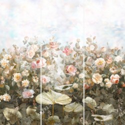 Панно Affresco Wallpaper Part 2 Rose Garden AB59-COL4 2x2,01 м, панно из нескольких рулонов