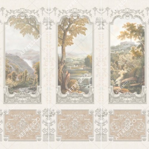 Панно Affresco Wallpaper Part 2 Po Valley AF733-COL1 2,4x4,25 м