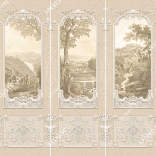 Панно Affresco Wallpaper Part 2 Po Valley AF733-COL2 2,4x4,25 м