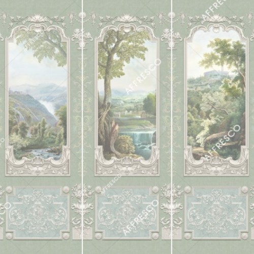 Панно Affresco Wallpaper Part 2 Po Valley AF733-COL3 2,4x4,25 м