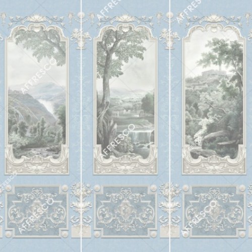 Панно Affresco Wallpaper Part 2 Po Valley AF733-COL4 2,4x4,25 м