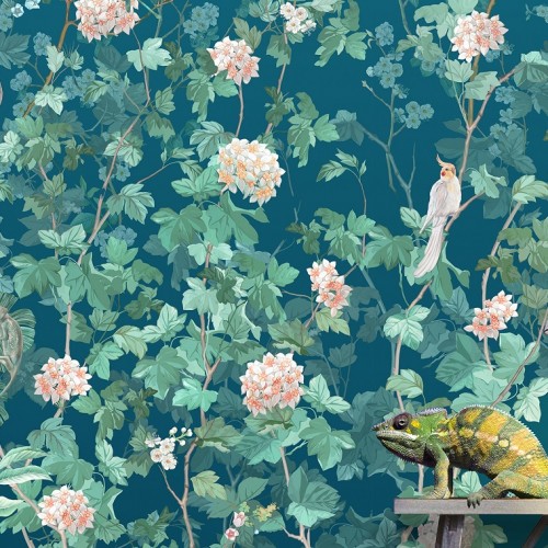 Панно Affresco Wallpaper Part 2 Paradise Garden AF960-COL3 2x2,01 м фото в интерьере