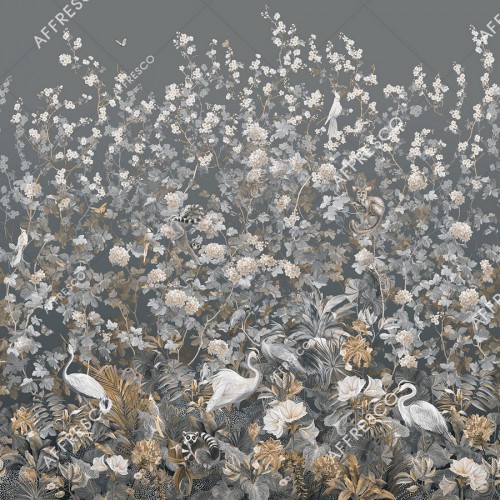 Панно Affresco Wallpaper Part 2 Paradise Garden AF960-COL4 2x2,01 м
