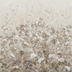 Панно Affresco Wallpaper Part 2 Paradise Garden AF960-COL5 2x2,01 м