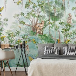 Панно Affresco Wallpaper Part 2 Wild Cats AF958-COL1 2x2,01 м