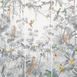 Панно Affresco Wallpaper Part 2 Wild Cats AF958-COL2 2x2,01 м