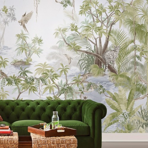 Панно Affresco Wallpaper Part 2 Wild Cats AF958-COL4 2x2,01 м