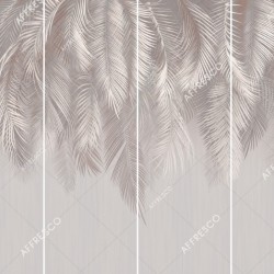 Панно Affresco Wallpaper Part 2 Palm Leaves AF952-COL1 2x2,68 м, панно из нескольких рулонов