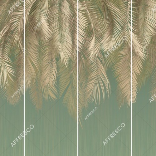 Панно Affresco Wallpaper Part 2 Palm Leaves AF952-COL3 2x2,68 м