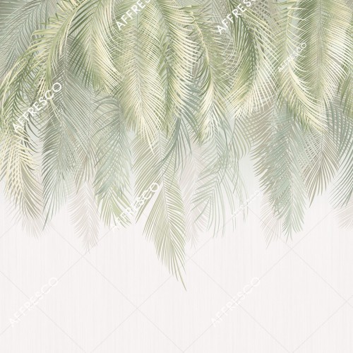 Панно Affresco Wallpaper Part 2 Palm Leaves AF952-COL4 2x2,68 м Панно Affresco Wallpaper Part 2 Palm Leaves AF952-COL4 2x2,68 м