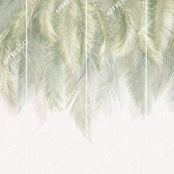 Панно Affresco Wallpaper Part 2 Palm Leaves AF952-COL4 2x2,68 м, панно из нескольких рулонов
