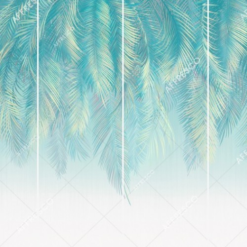 Панно Affresco Wallpaper Part 2 Palm Leaves AF952-COL5 2x2,68 м