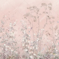 Панно Affresco Wallpaper Part 2 Rosarium AF955-COL1 2x2,01 м
