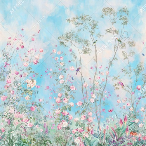 Панно Affresco Wallpaper Part 2 Rosarium AF955-COL2 2x2,01 м