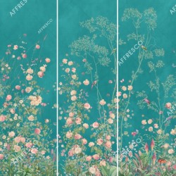 Панно Affresco Wallpaper Part 2 Rosarium AF955-COL5 2x2,01 м, панно из нескольких рулонов