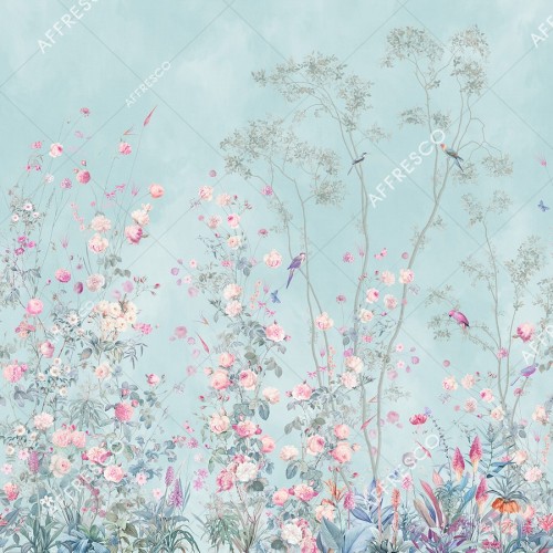 Панно Affresco Wallpaper Part 2 Rosarium AF955-COL6 2x2,01 м