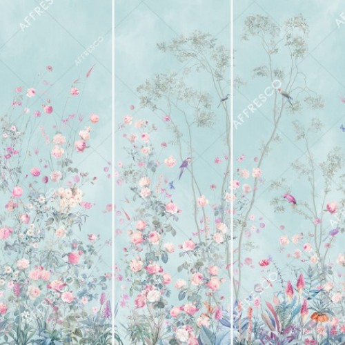 Панно Affresco Wallpaper Part 2 Rosarium AF955-COL6 2x2,01 м