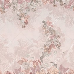 Панно Affresco Wallpaper Part 2 Paradise Bird AF962-COL2 2x2,01 м