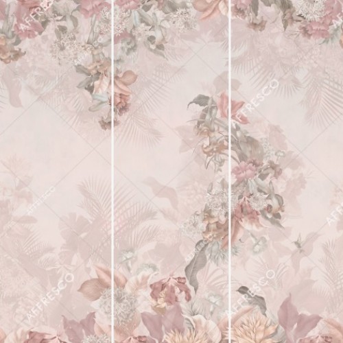 Панно Affresco Wallpaper Part 2 Paradise Bird AF962-COL2 2x2,01 м
