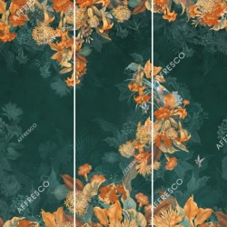 Панно Affresco Wallpaper Part 2 Paradise Bird AF962-COL4 2x2,01 м