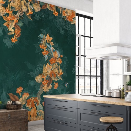 Панно Affresco Wallpaper Part 2 Paradise Bird AF962-COL4 2x2,01 м