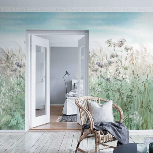 Панно Affresco Wallpaper Part 2 Summer Grass AB120-COL1 2x2,01 м фото в интерьере