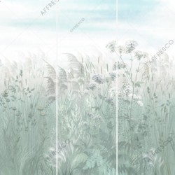 Панно Affresco Wallpaper Part 2 Summer Grass AB120-COL3 2x2,01 м, панно из нескольких рулонов