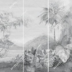 Панно Affresco Wallpaper Part 2 Island AB128-COL3 2x4,69 м