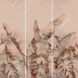 Панно Affresco Wallpaper Part 2 Large Palm Foliage AB131-COL3 2x2,01 м, панно из нескольких рулонов
