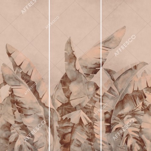 Панно Affresco Wallpaper Part 2 Large Palm Foliage AB131-COL3 2x2,01 м