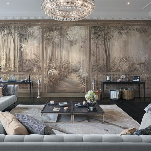 Панно Affresco Wallpaper Part 2 Jungle AB118-COL3 2x2,68 м