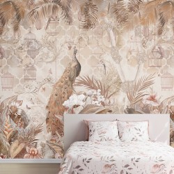 Панно Affresco Wallpaper Part 2 Peacock AB130-COL2 2x2,01 м