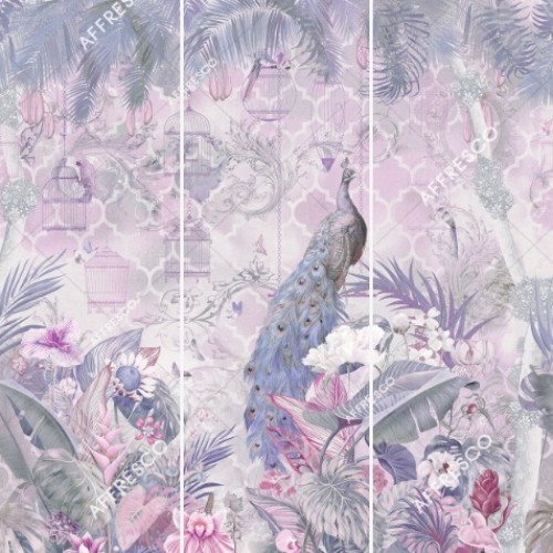 Панно Affresco Wallpaper Part 2 Peacock AB130-COL3 2x2,01 м