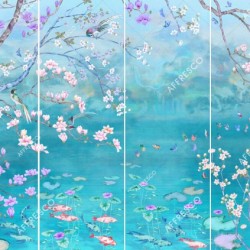 Панно Affresco Wallpaper Part 2 Chinese Motif AB121-COL2 2x4,02 м