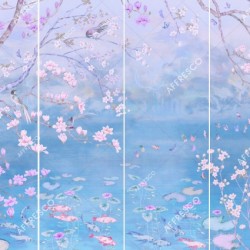 Панно Affresco Wallpaper Part 2 Chinese Motif AB121-COL4 2x4,02 м