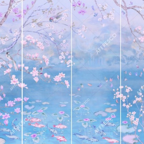 Панно Affresco Wallpaper Part 2 Chinese Motif AB121-COL4 2x4,02 м