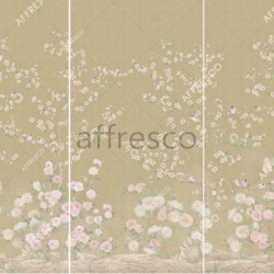 Панно Affresco Wallpaper Part 2 Floral Romance AF712-COL5 2,75x3,99 м, панно из нескольких рулонов