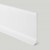 Плинтус алюминиевый крашеный Profilpas 90/6SF белый глянцевый 78112 сапожок 60x10