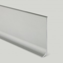 Плинтус алюминиевый Profilpas 90/6SF анодированный титан 78103 сапожок 60x10